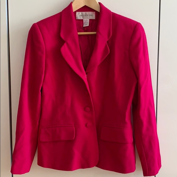 Jones New York Jackets & Blazers - Jones New York Fuchsia Blazer